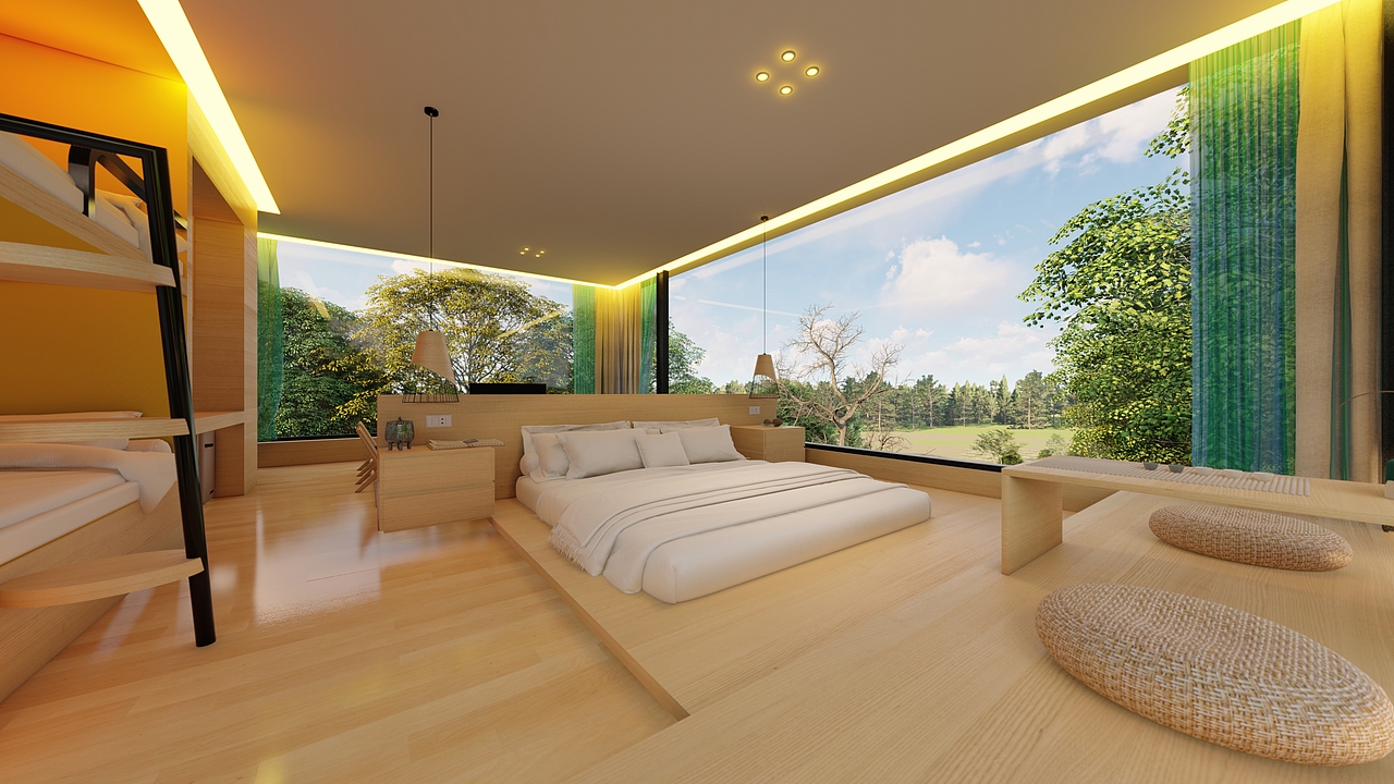 芙蓉镇青竹山生态茶庄民宿改造设计