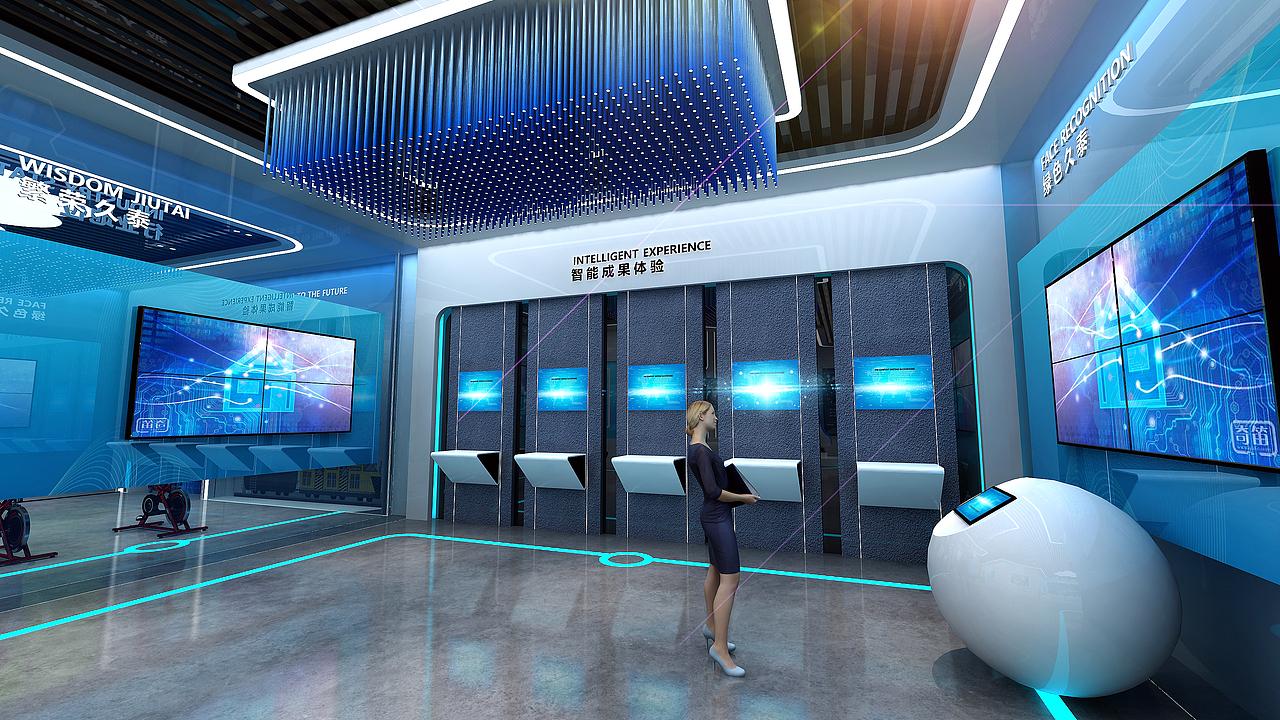 科技展厅（图ZMzI2MzExODQ4） - 其他三维 - 站酷设计师石木行空原创素材 - 站酷ZCOOL