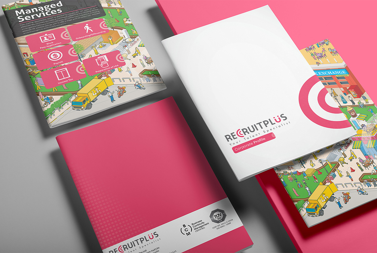 Recruitplus Corporate Profile Brochure Design（图ZMzA5MTU5Nzg0） - 书籍/画册 - 站酷设计师rayzong原创素材 - 站酷ZCOOL