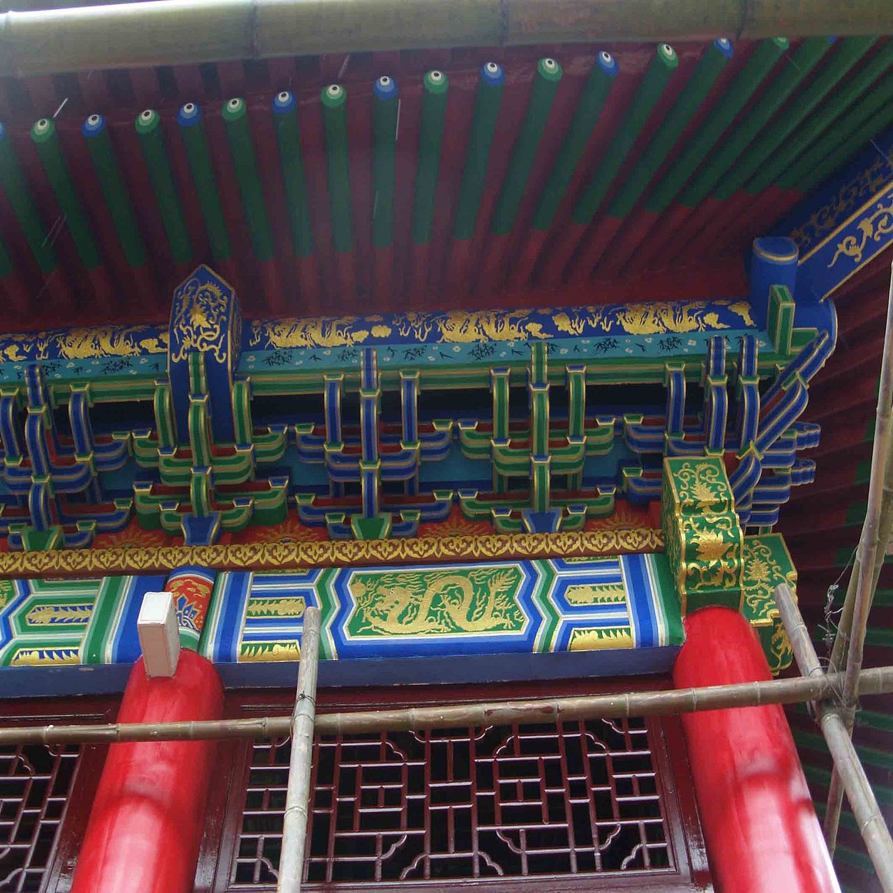 古建筑彩绘之寺庙璇子彩绘（图ZMzM4ODM5MDY4） - 绘画 - 站酷设计师liujiandong原创素材 - 站酷ZCOOL