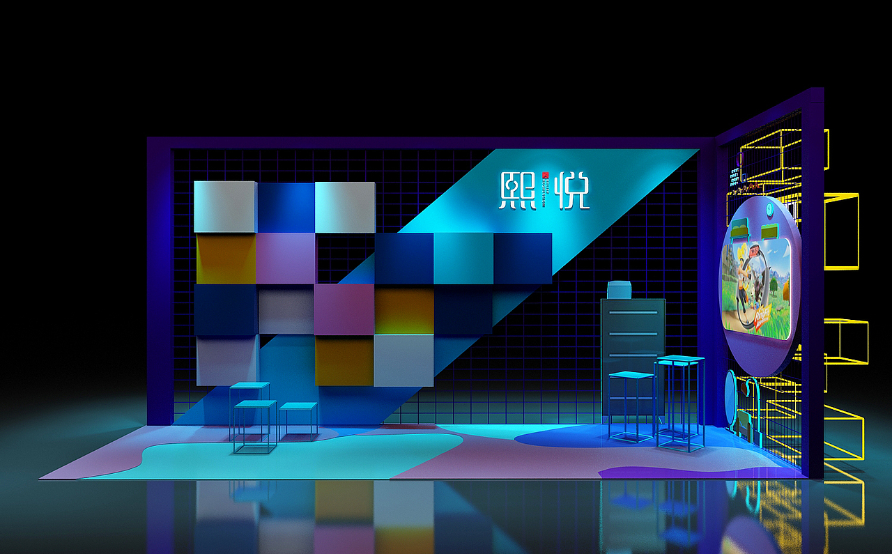 打卡点布置（图ZMzIzNzU4NzMy） - 商业空间设计 - 站酷设计师Dream一拳原创素材 - 站酷ZCOOL