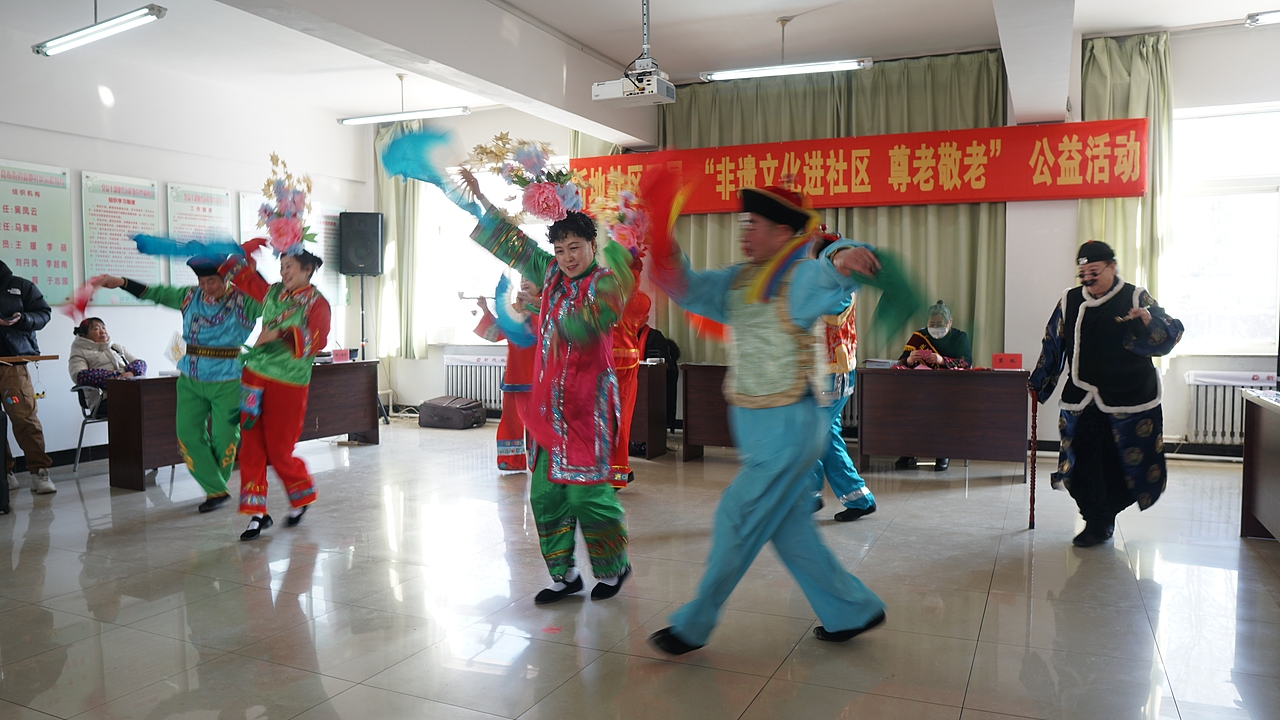 非遗进社区公益惠民活动走进顺城区葛布街道新地社区