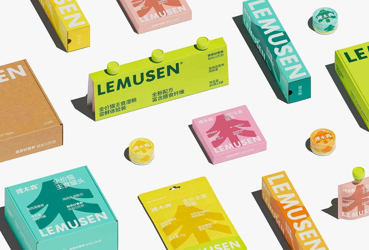 狸木森品牌全案设计｜宠物品牌｜宠物包装