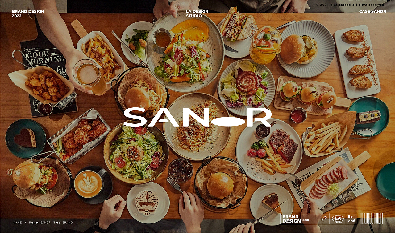 山有小口SANDR西式餐饮-品牌设计