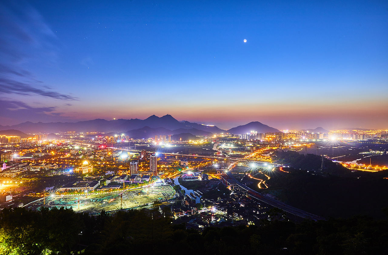 傍晚日落后的日转夜延时摄影（图ZMjk5OTkxMTQw） - 栏目片头 - 站酷设计师禹之66原创素材 - 站酷ZCOOL