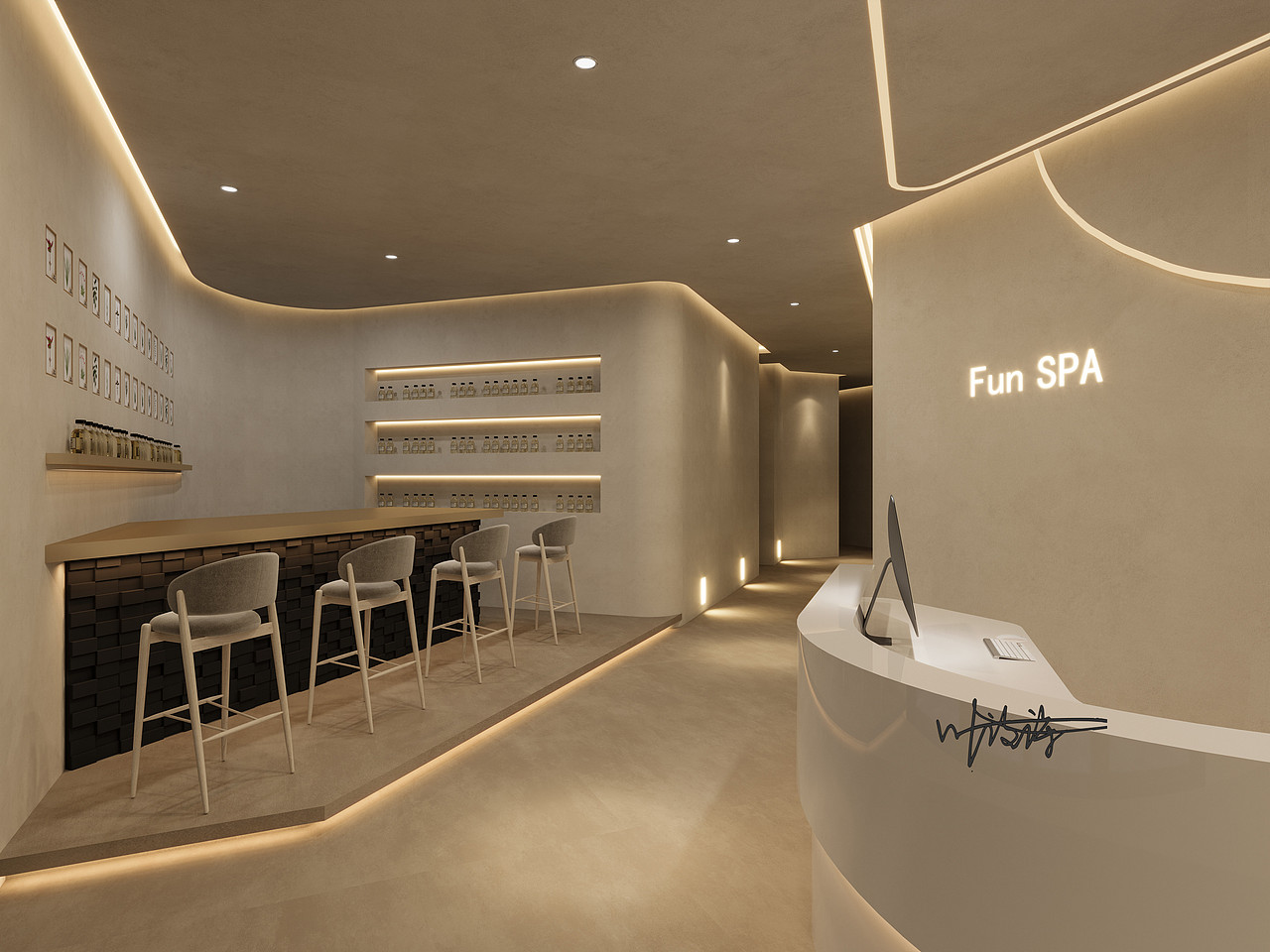 美容SPA会所设计|化繁为简 反璞归真