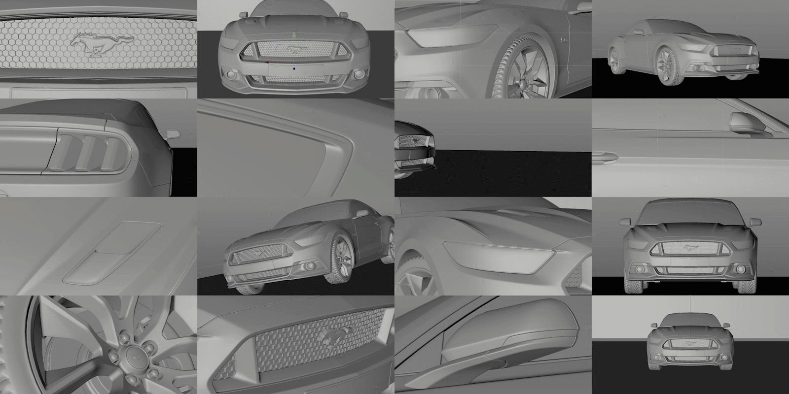 F.O.R.D丨Mustang（图ZMzA4NTg5OTg0） - 短片 - 站酷设计师Clark居然被用了原创素材 - 站酷ZCOOL