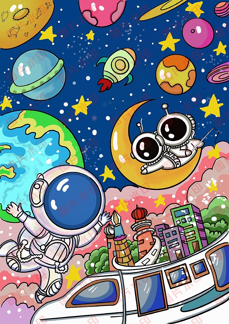 学生电脑绘画绘图作品信息素养活动作品制作设计2411