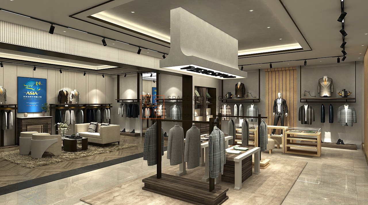 男装-梵思诺品牌空间形象迭代（图ZMzUwMTkyNTIw） - 展陈设计 - 站酷设计师深圳市晨艺时代原创素材 - 站酷ZCOOL