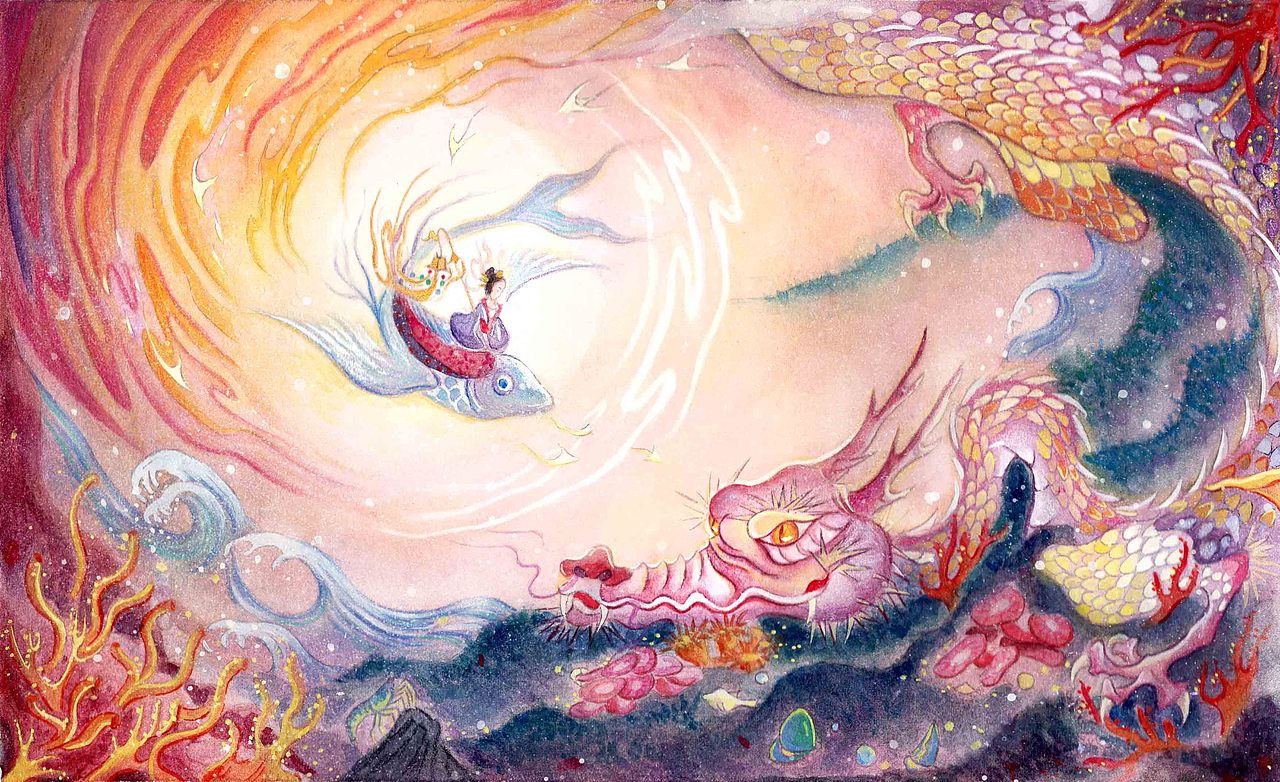 原創(chuàng)手繪插畫（圖ZMzU5ODA0MzQ0） - 商業(yè)插畫 - 站酷設(shè)計師fish卷卷原創(chuàng)素材 - 站酷ZCOOL