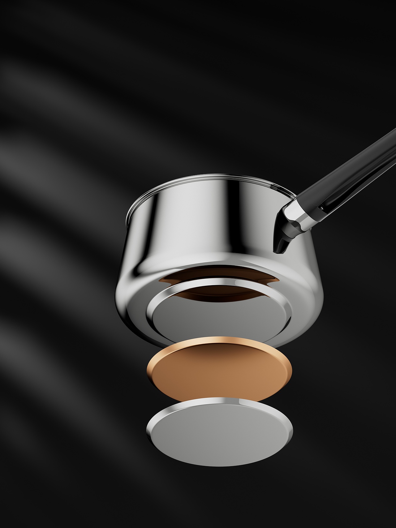 不锈钢蒸锅丨厨具丨3D丨C4D产品渲染 ✖ 德艺电商视觉