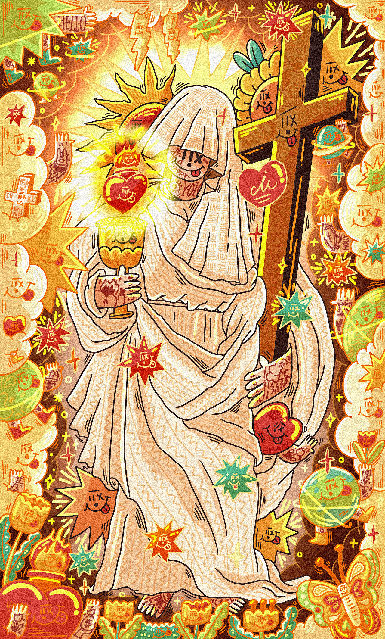 不严肃的神（图ZMzM2NDk1OTE2） - 创作习作 - 站酷设计师Mirror小学徒原创素材 - 站酷ZCOOL