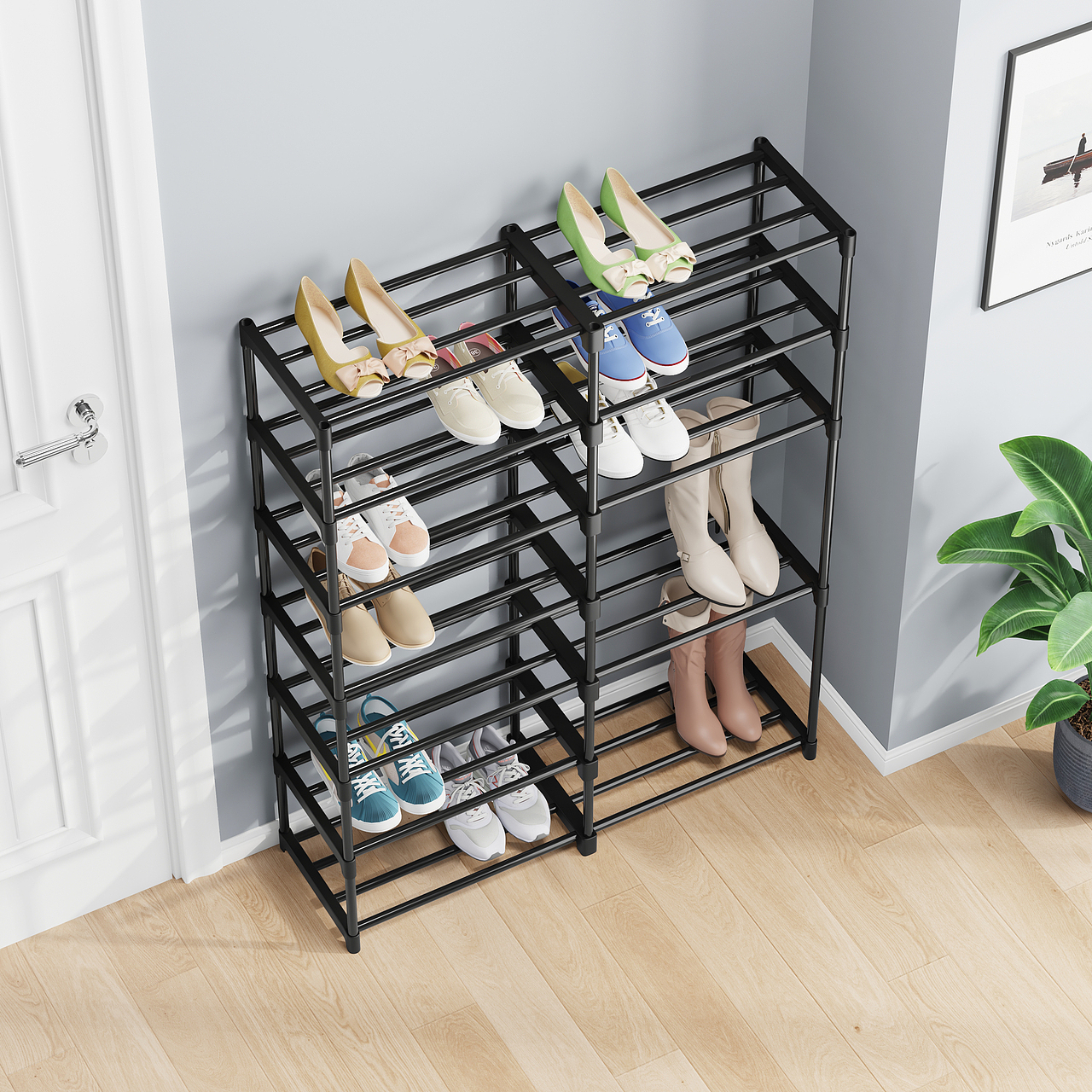 3Ds Max + Vray 《简易鞋架》（图ZMzE2NDgxNzUy） - 产品 - 站酷设计师赤炜工业设计原创素材 - 站酷ZCOOL