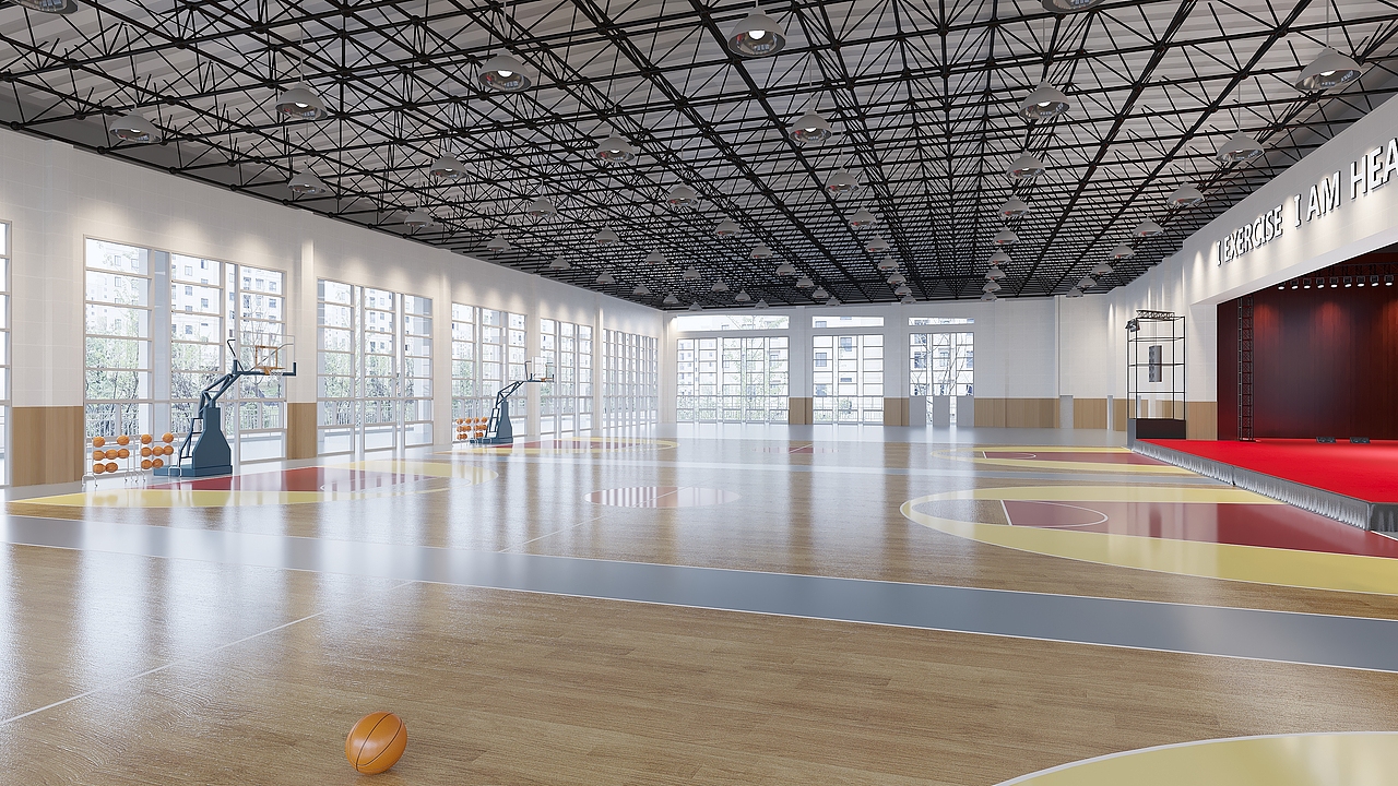 校园体育馆舞台装修设计升级改造