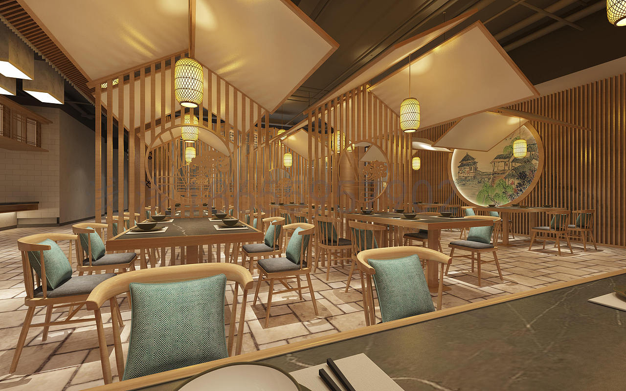 中式美学餐饮空间设计,低调方显奢华!