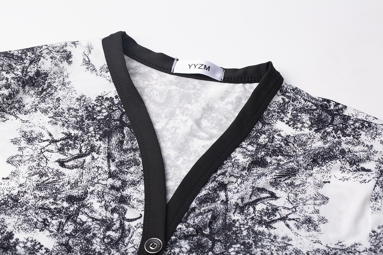 国潮水墨画居家睡衣