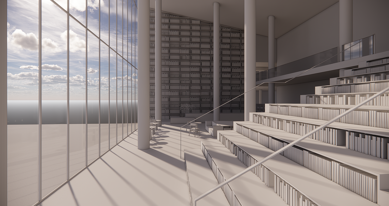 国际城市 | City of Sky | 松岛图书馆（设计竞赛）（图ZMzEyMDE3MzQ4） - 建筑设计 - 站酷设计师设计师Hobo原创素材 - 站酷ZCOOL