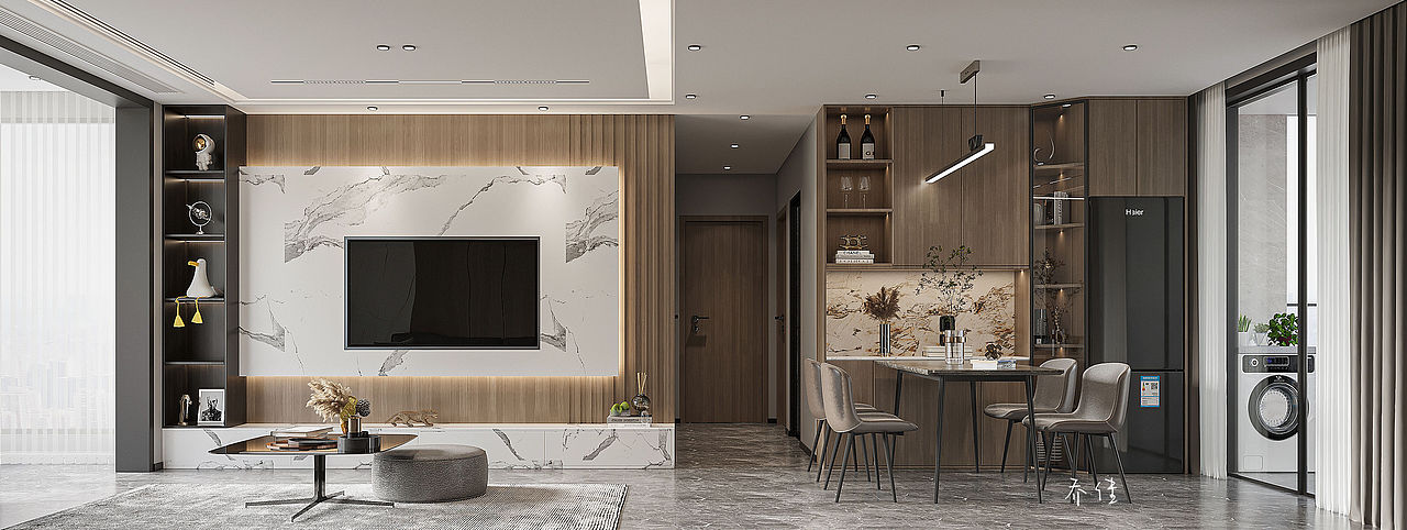 现代风格丨家装效果图（图ZMzEyMjU0NDQ4） - 家装设计 - 站酷设计师乔佳原创素材 - 站酷ZCOOL