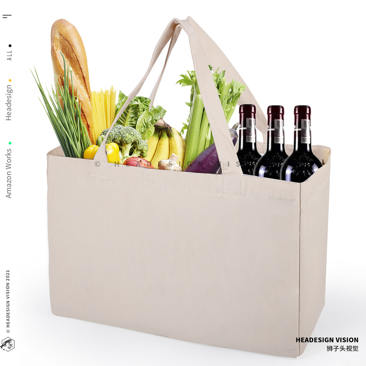 购物袋产品拍摄_主图设计_A+页面设计-狮子头视觉（图ZMzE4MTM2NDM2） - 电商 - 站酷设计师亚马逊主图设计原创素材 - 站酷ZCOOL