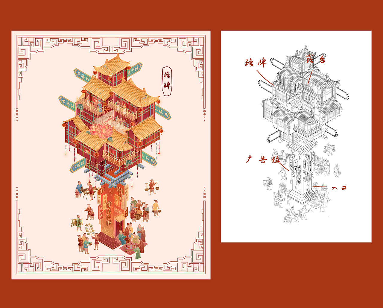 2.5D 中华美食街