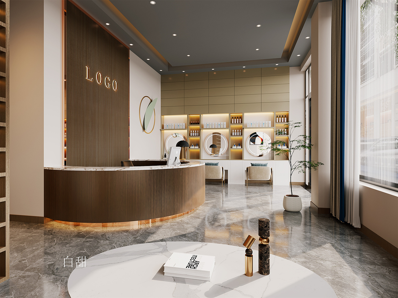 美容院|以细胞为概念的暗系空间艺术