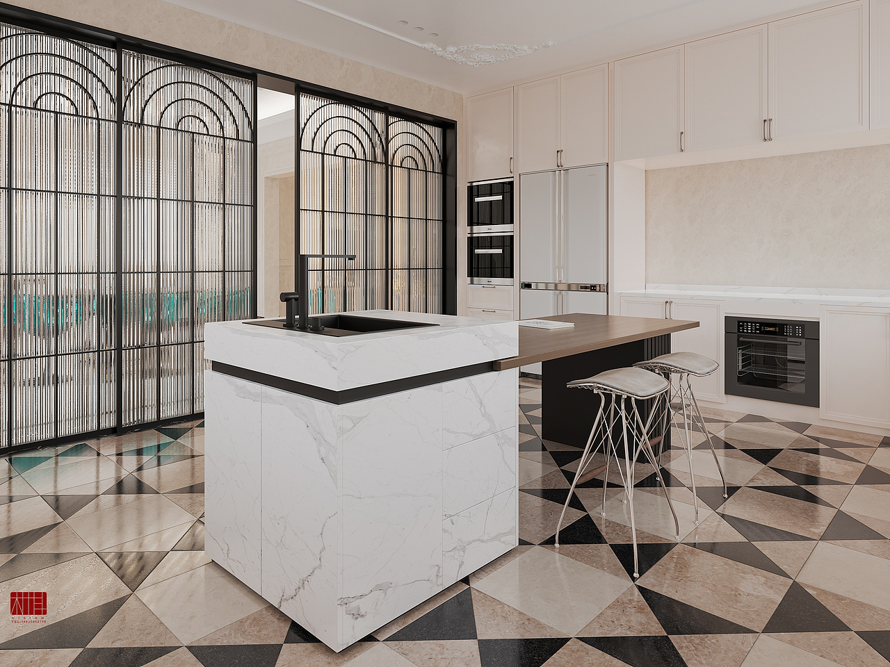 法式別墅（圖ZMzQzODU0OTQ4） - 家裝設(shè)計 - 站酷設(shè)計師南山無梅落z原創(chuàng)素材 - 站酷ZCOOL