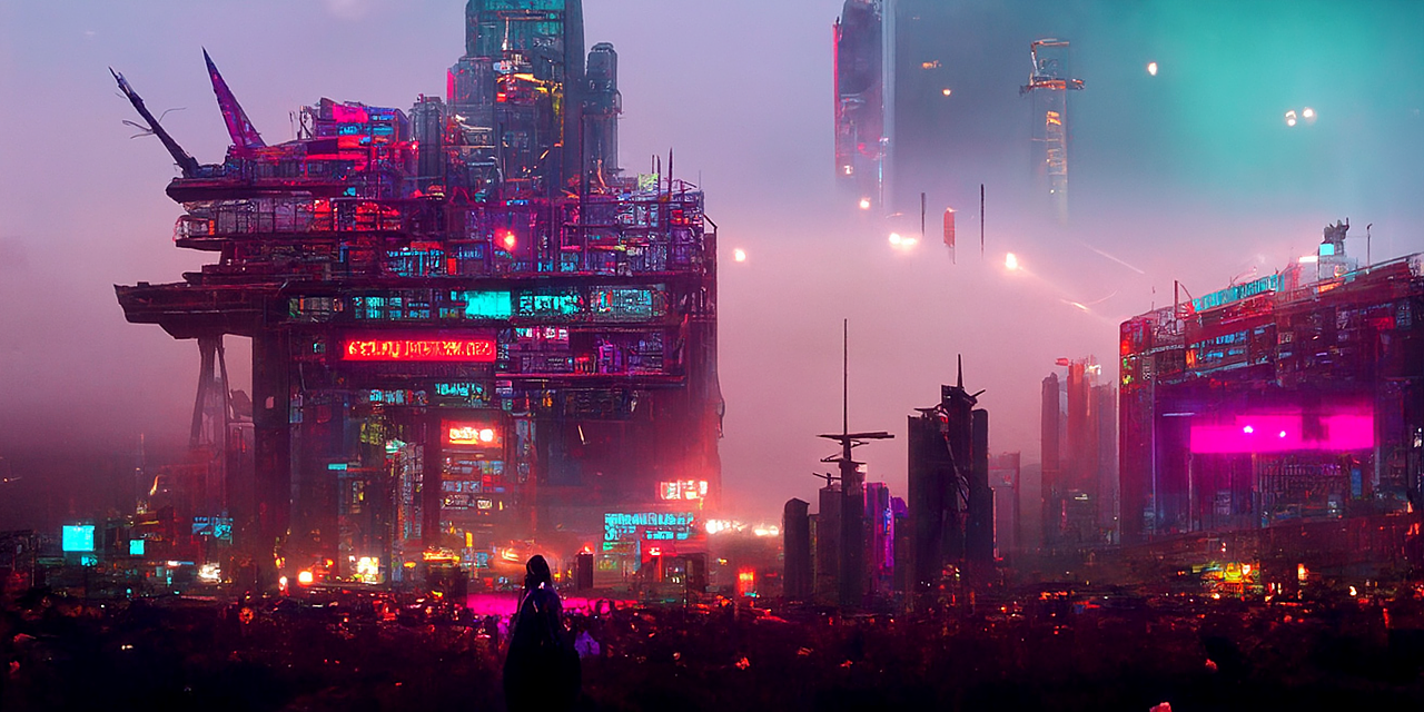 cyberpunk city