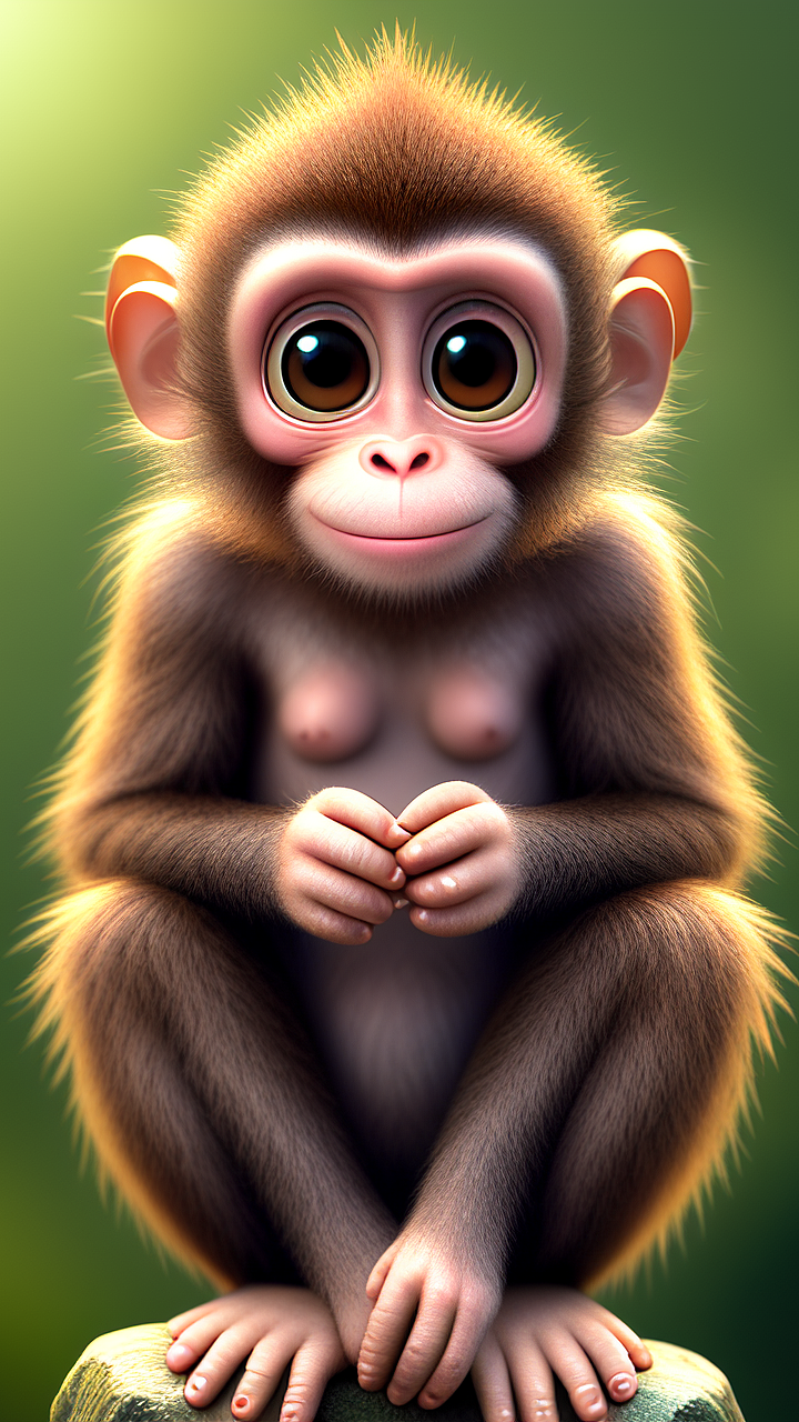 金丝猴monkey大圣悟空猴哥猴子品牌文创IP 呵嘶家族