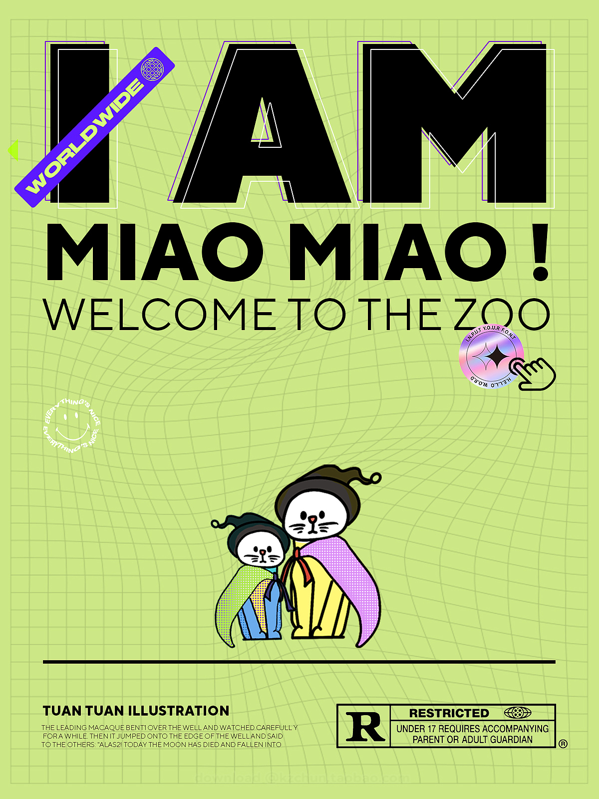 动物园（图ZMzE0MDM4MjQw） - 创作习作 - 站酷设计师Tuantuant9原创素材 - 站酷ZCOOL