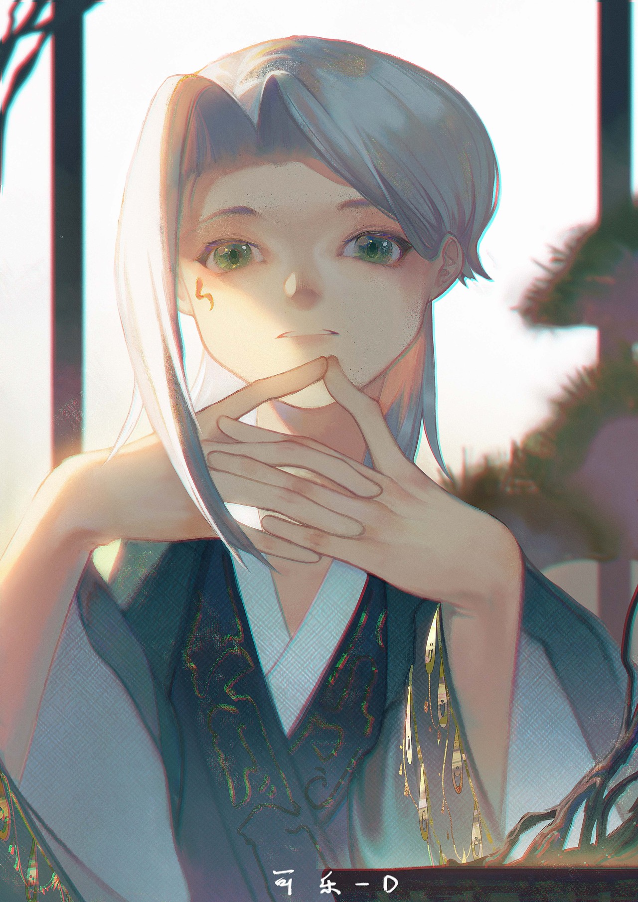 若木（图ZMzE3OTE3NjA0） - 艺术插画 - 站酷设计师白_ELF原创素材 - 站酷ZCOOL