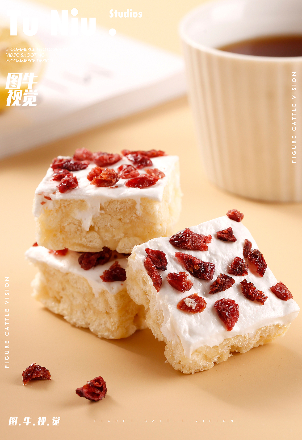 沙琪玛|产品拍照|郑州电商拍摄|商业摄影|食品|图牛