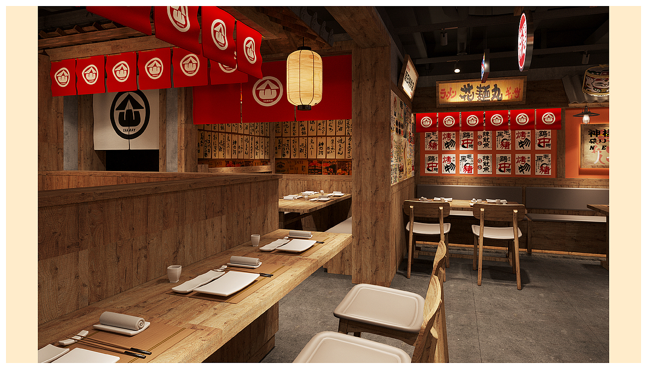 樂多山喜寿喜烧日式烤肉品牌设计居酒屋设计日料空间(图ZMzIwNDI2Nzky) - 品牌 - 站酷设计师白日梦划设计原创素材 - 站酷ZCOOL