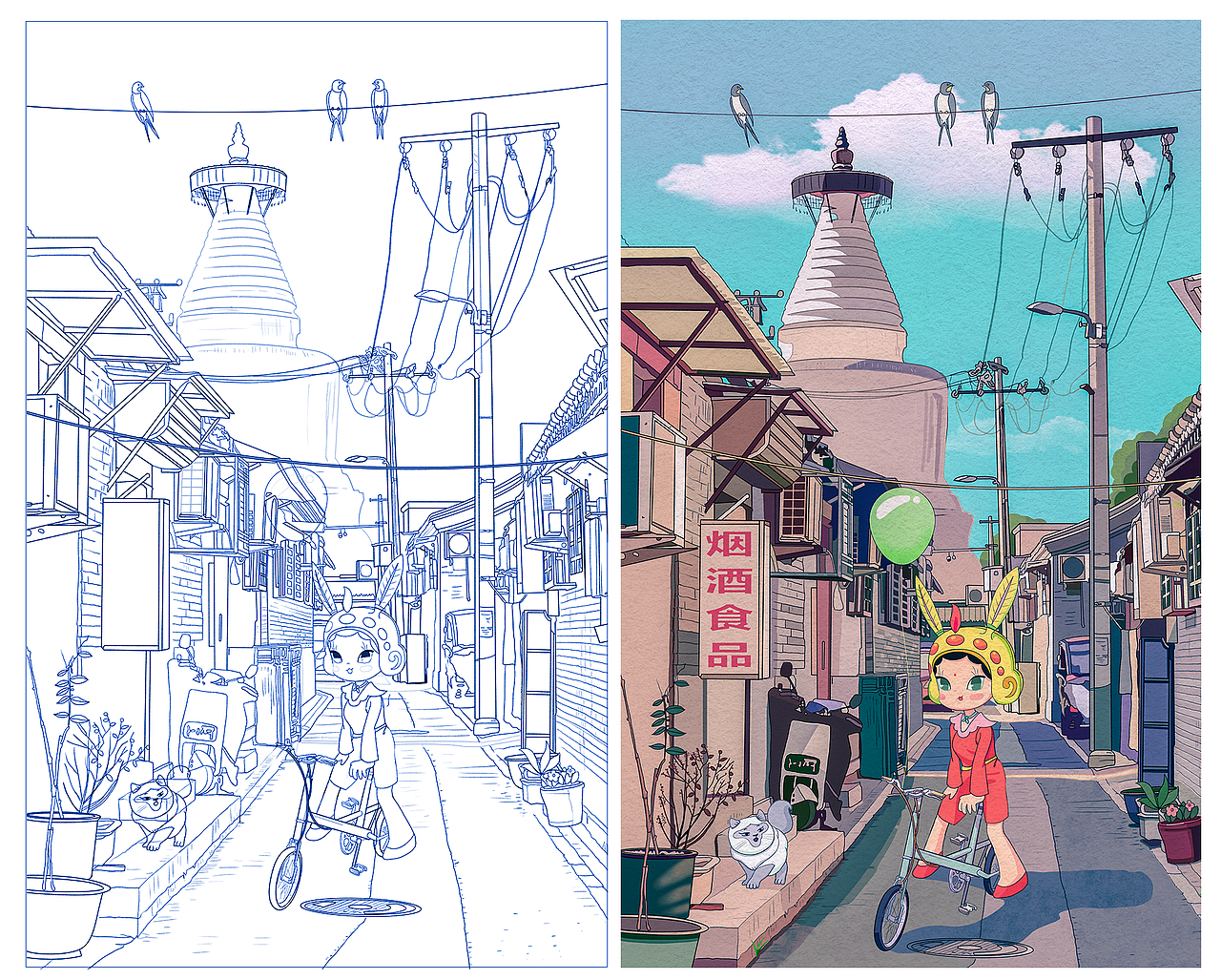 2023线稿插画合集