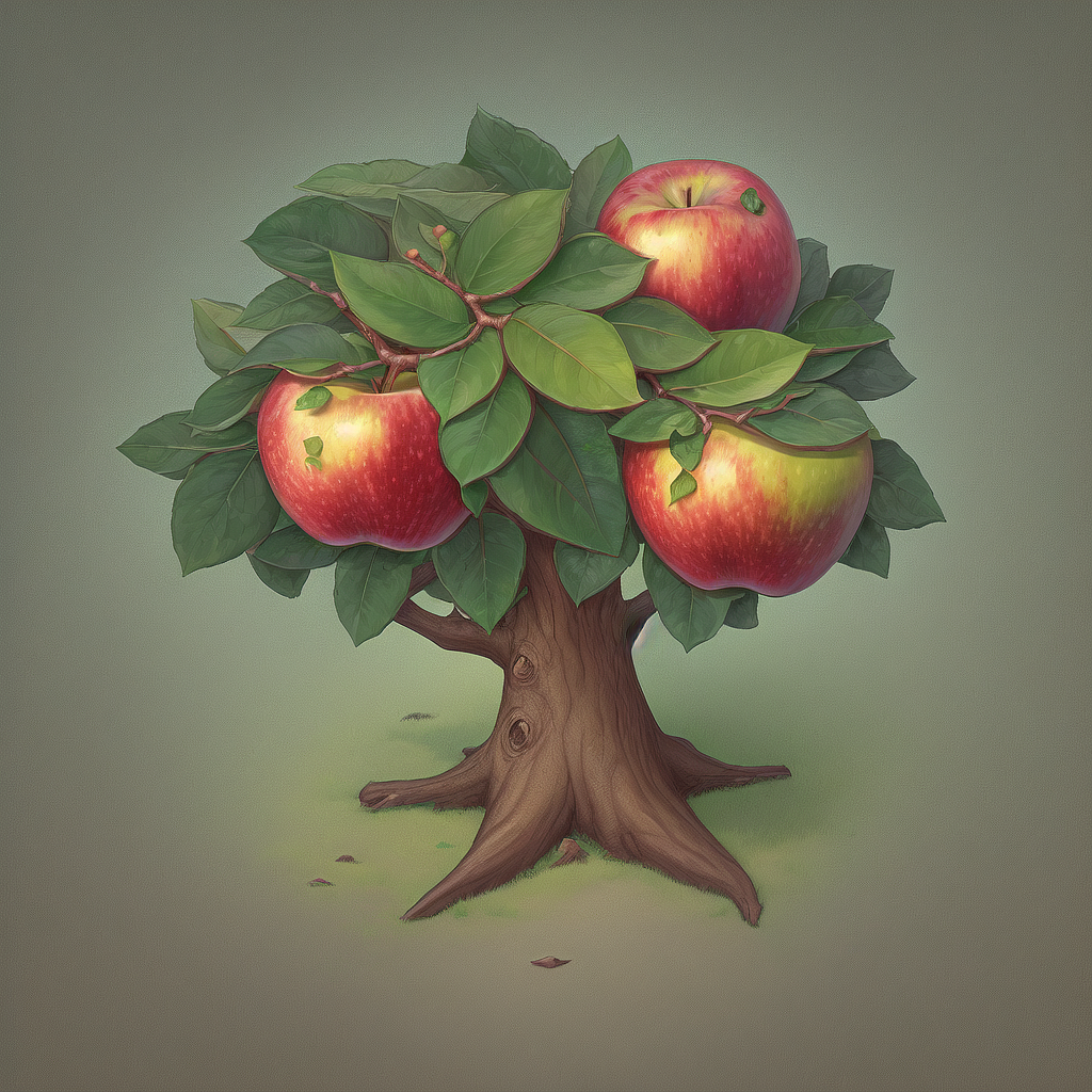 AI-卡通-花花草草