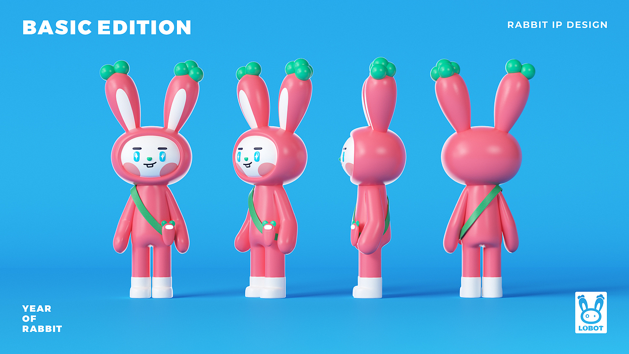 LOBOT萝卜特星球之旅 兔年IP设计（图ZMzQzODcxODA4） - IP形象 - 站酷设计师LIN致远原创素材 - 站酷ZCOOL