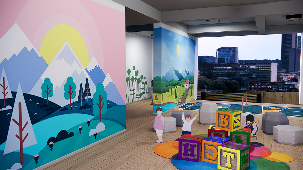 武汉市百瑞景小区架空层改造提升项目