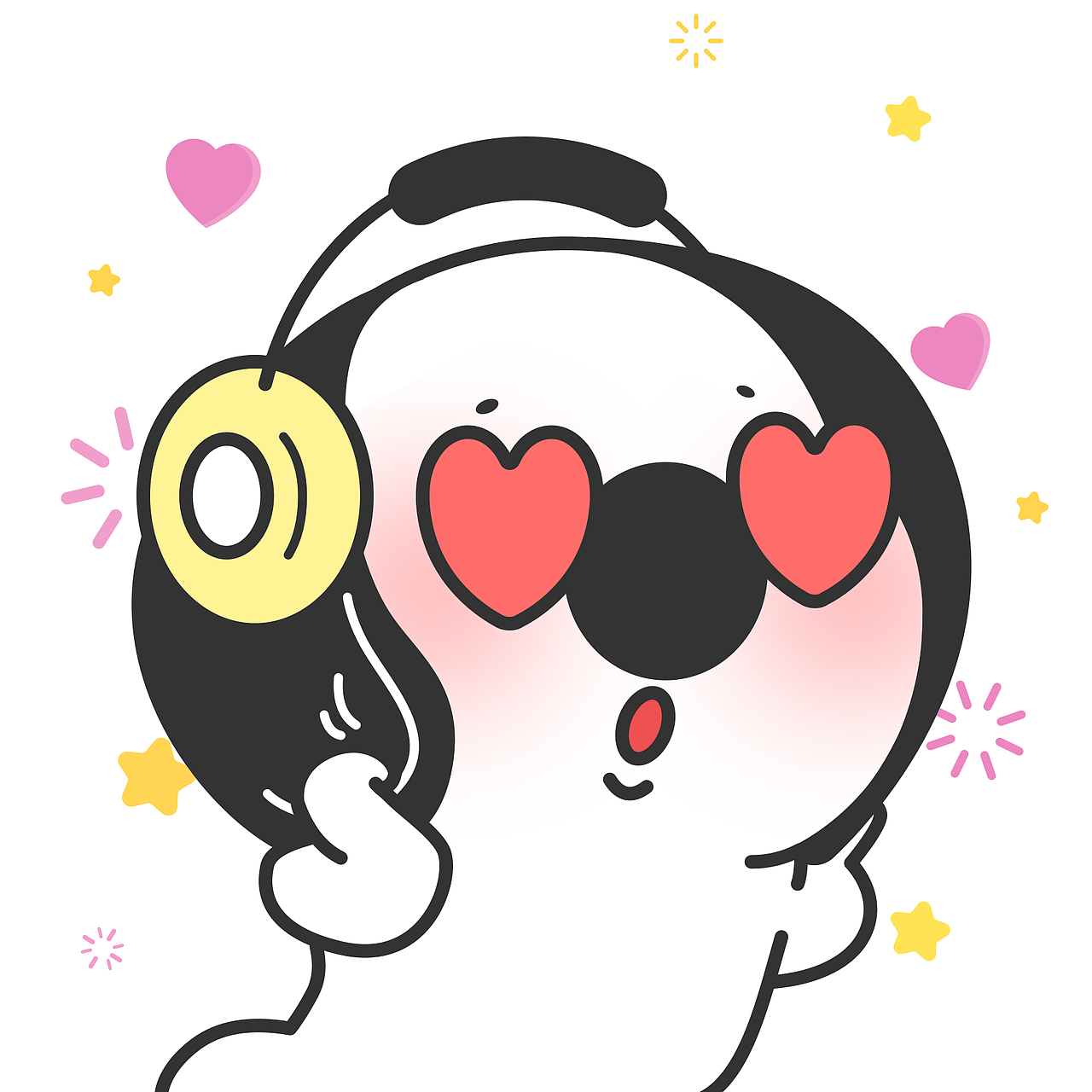 音乐小狗 | 微信表情包（图ZMzY0NjI1NTQ0） - 其他 - 站酷设计师小小郭同学锕原创素材 - 站酷ZCOOL