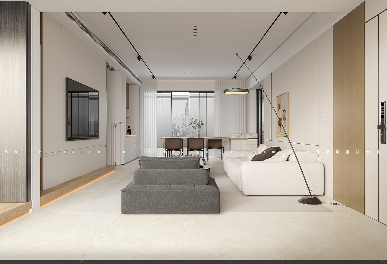 现代风格——白龙马效果