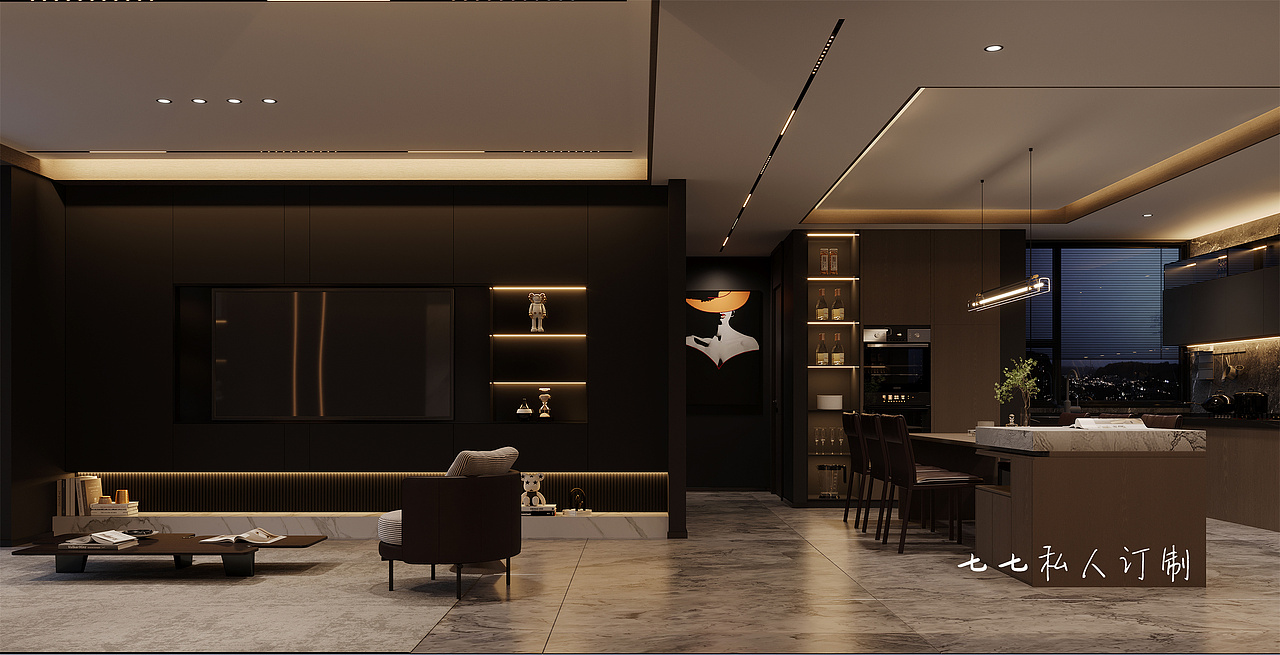 意式輕奢|把極致和優(yōu)雅藏進家里，第一眼就淪陷（圖ZMzY0MTc0ODIw） - 家裝設(shè)計 - 站酷設(shè)計師你的私人定制柒原創(chuàng)素材 - 站酷ZCOOL