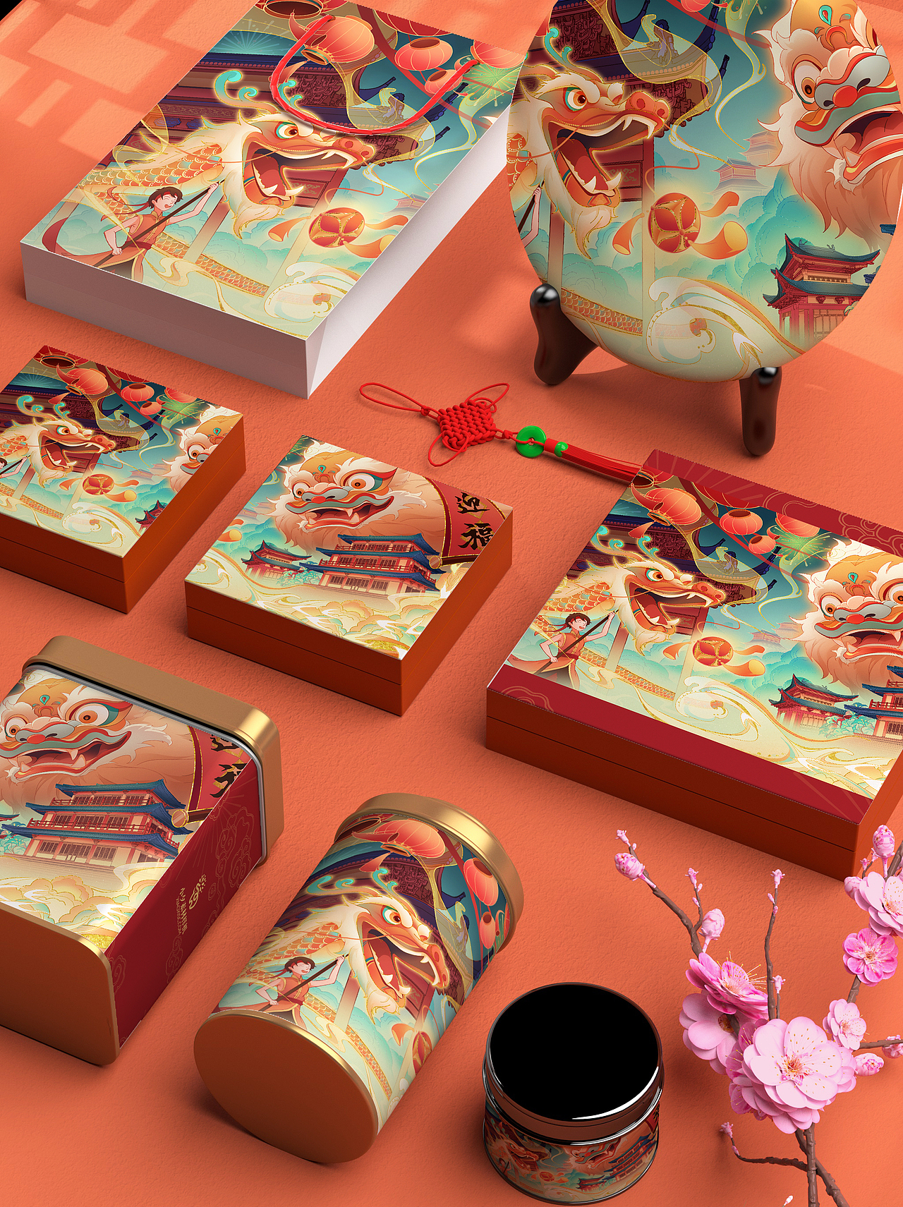 龙年贺图《年》（图ZMzU0NDQwOTk2） - 概念设定 - 站酷设计师涂个西林原创素材 - 站酷ZCOOL
