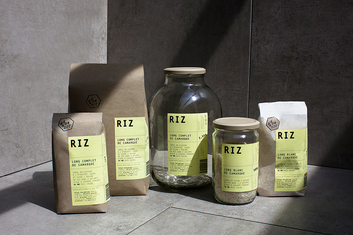 杂货商品品牌包装和VI设计|Bon Basic®|法国设计（图ZMzAzNjQ0NzY4） - 包装 - 站酷设计师LiLiIoveFR原创素材 - 站酷ZCOOL