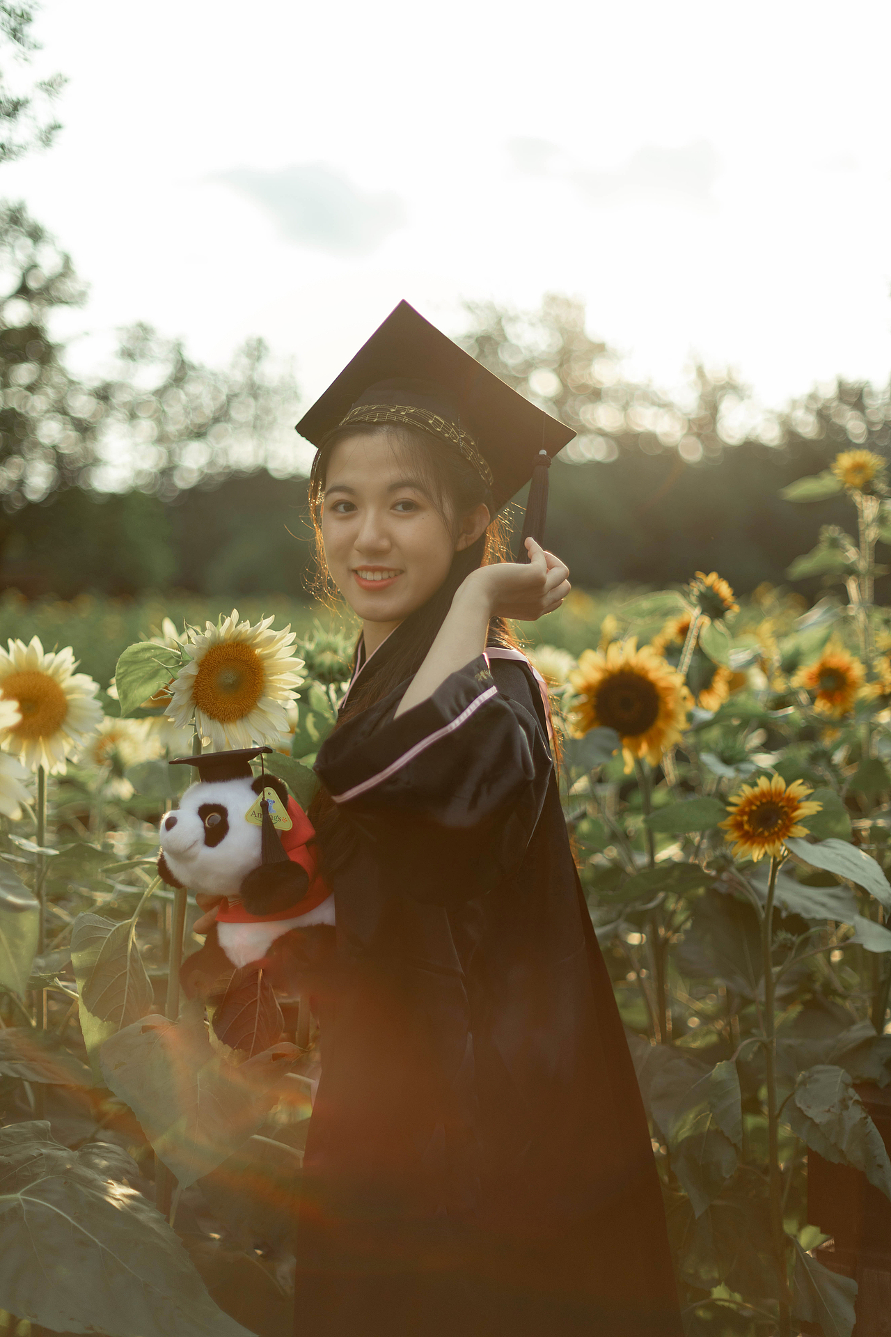 北京奥森向日葵花拍摄毕业照拍摄人像摄影写真北京约拍