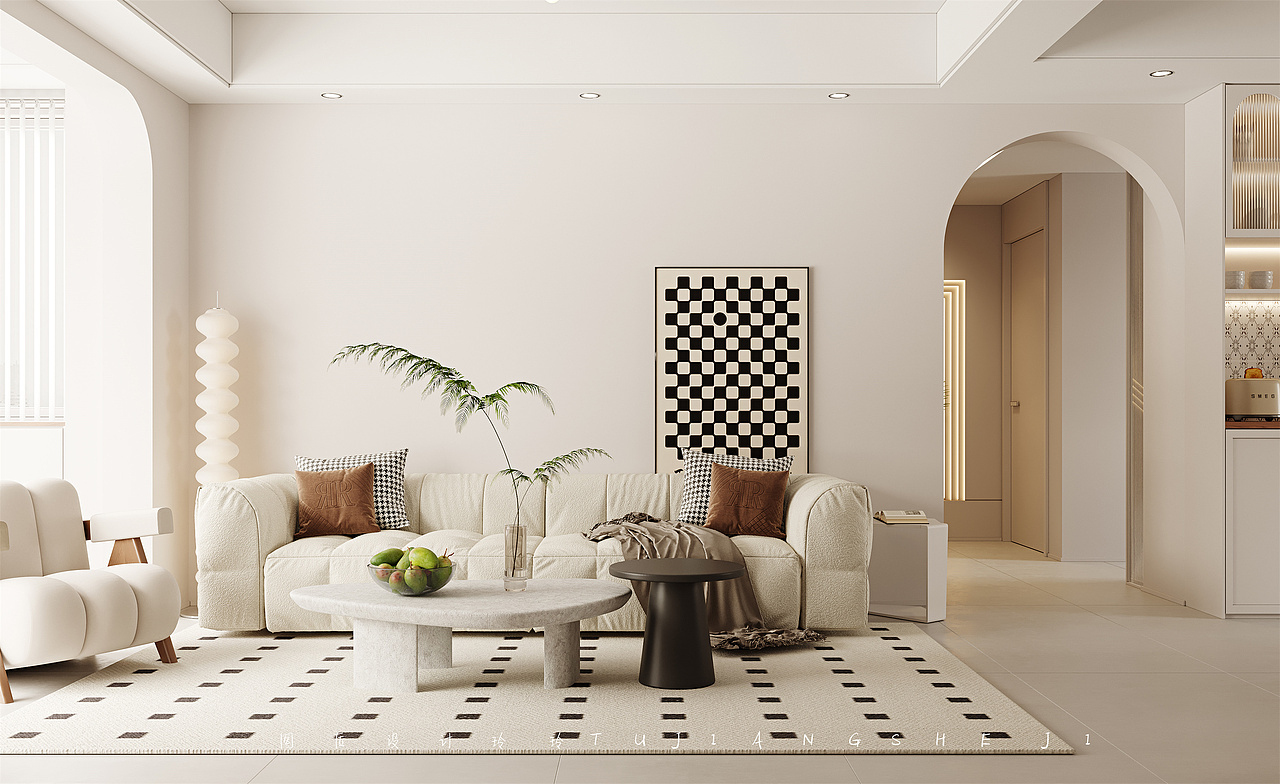 奶油风设计 | 安静自在 柔和治愈— 图匠设计（图ZMzY1OTk4NDU2） - 家装设计 - 站酷设计师万万学设计原创素材 - 站酷ZCOOL