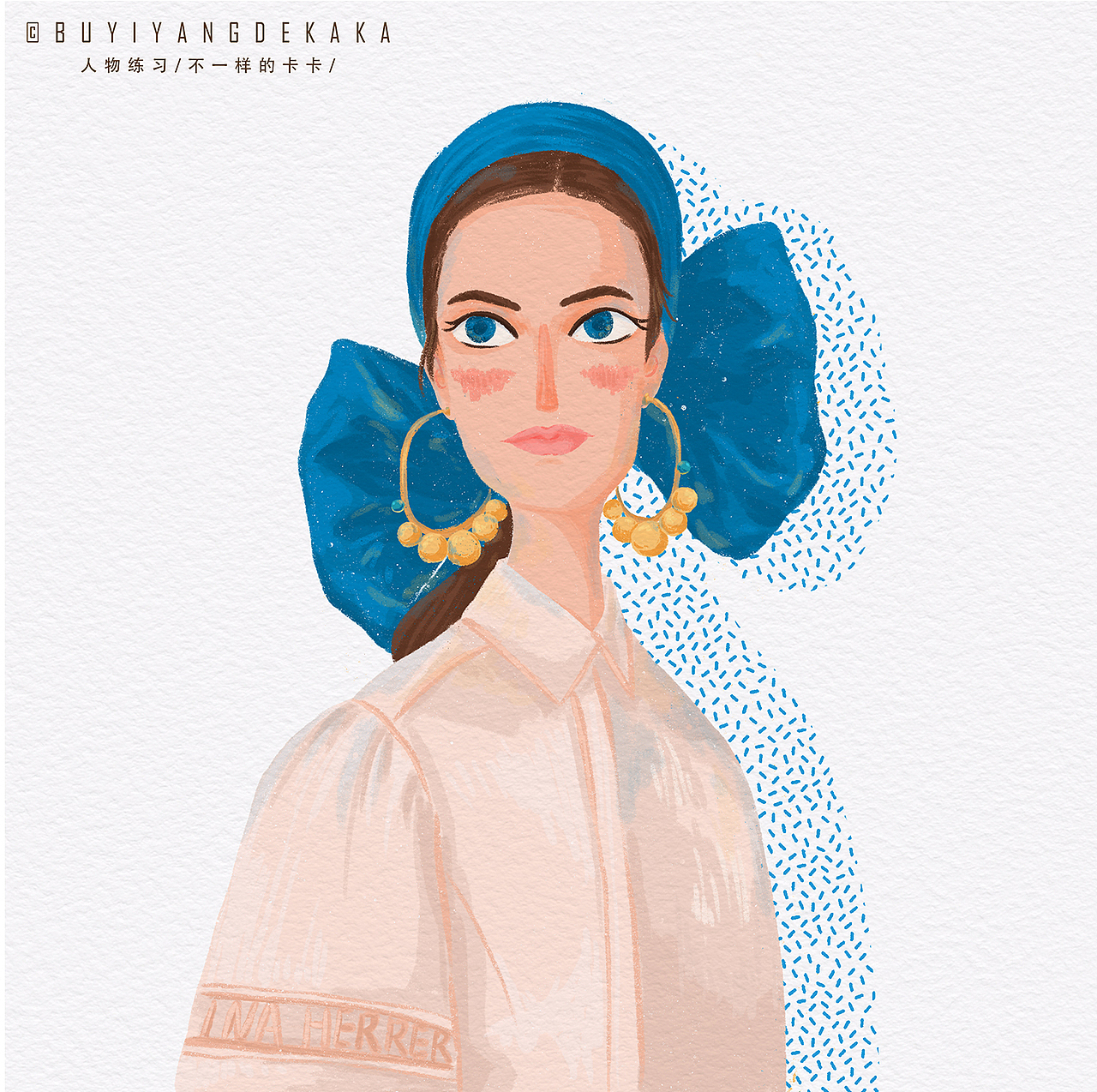 人物练习|手绘插画图（图ZMzU2NTY0Njc2） - 创作习作 - 站酷设计师不一样的卡卡原创素材 - 站酷ZCOOL