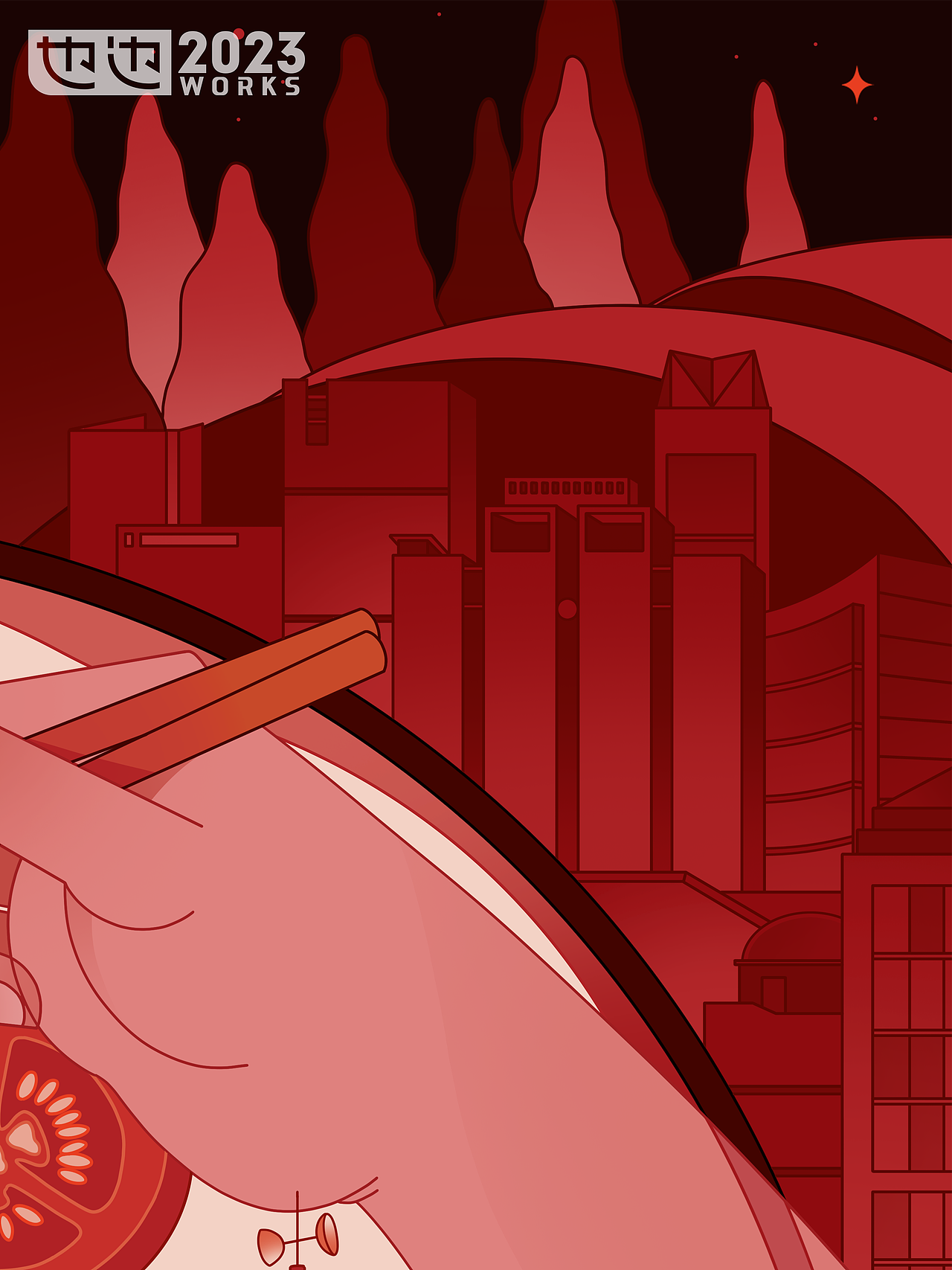 重庆人的重庆（图ZMzQ0NTY5Njc2） - 商业插画 - 站酷设计师也边原创素材 - 站酷ZCOOL