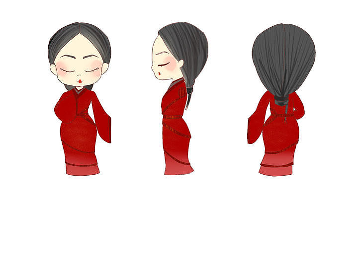 个朝服装建模盲盒