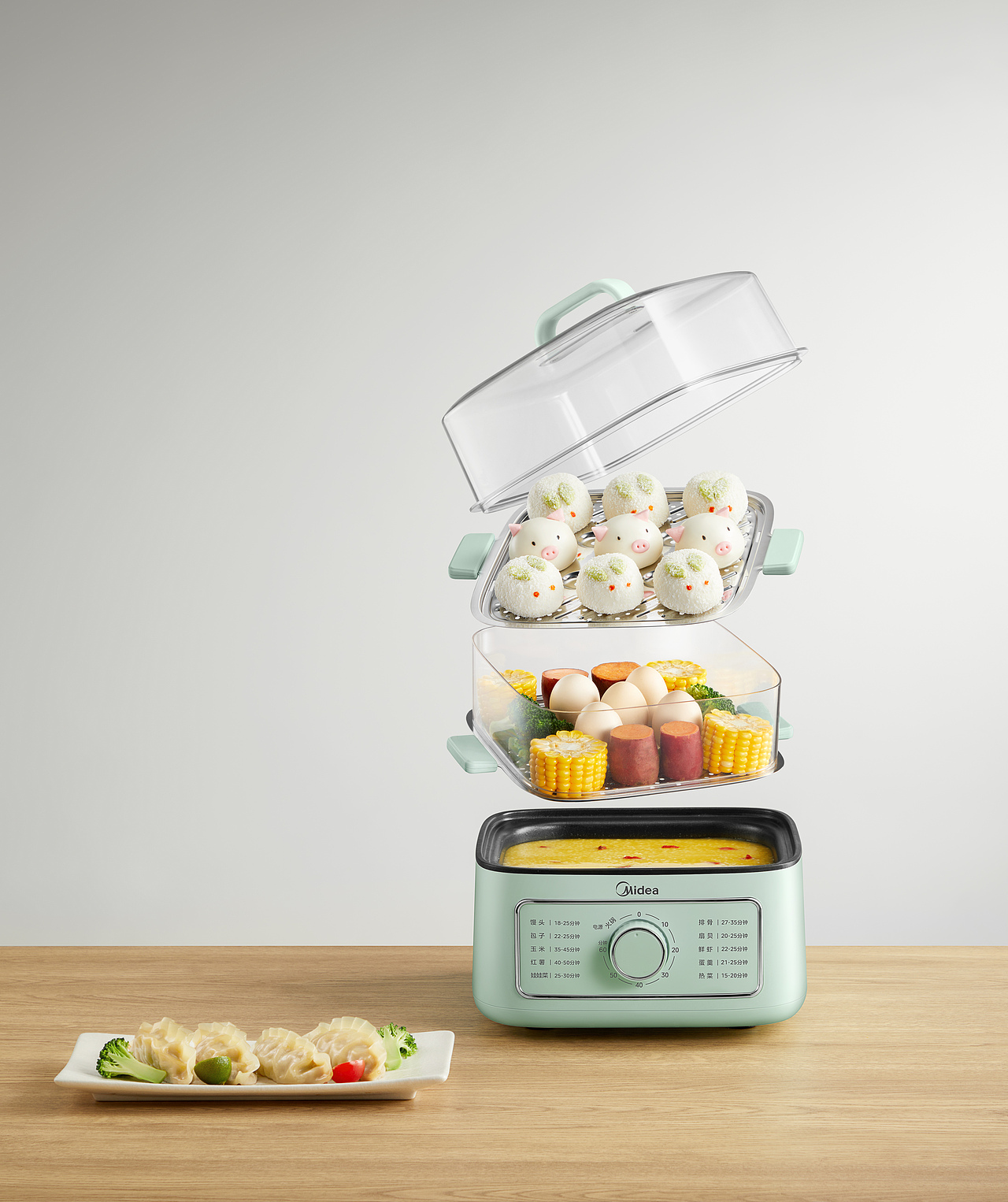 小家电｜美的、酷晨电饭煲、空气炸锅、风扇拍摄