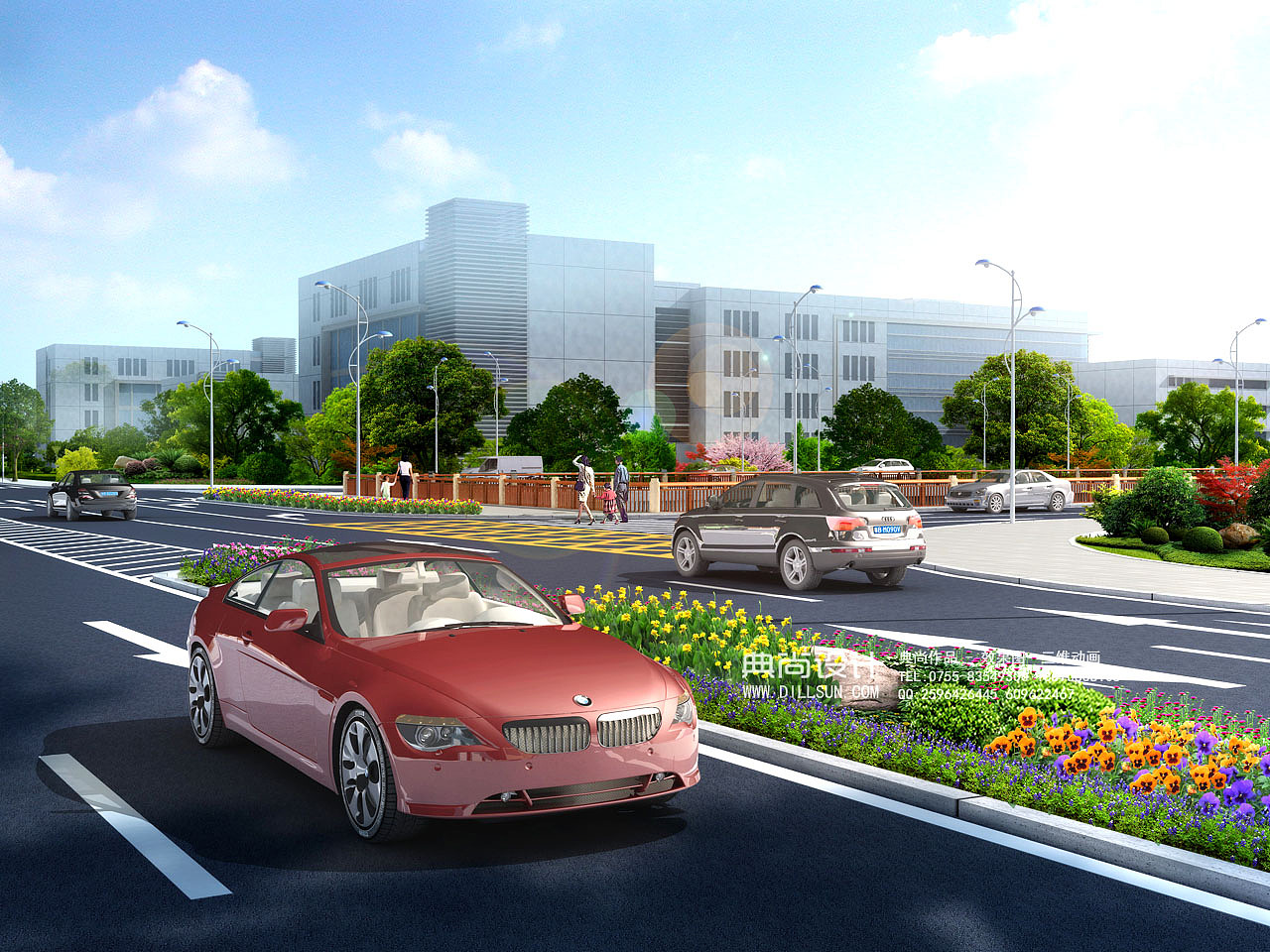 桥梁设计效果图 3