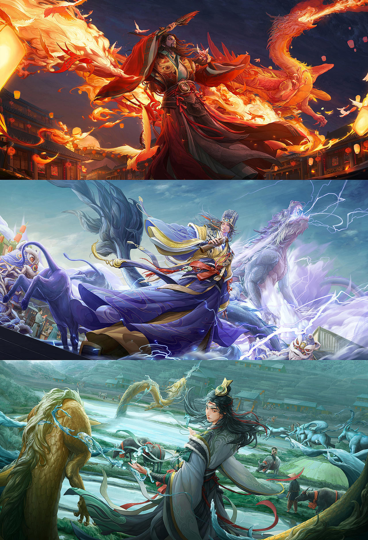 三国杀龙年皮肤三人组