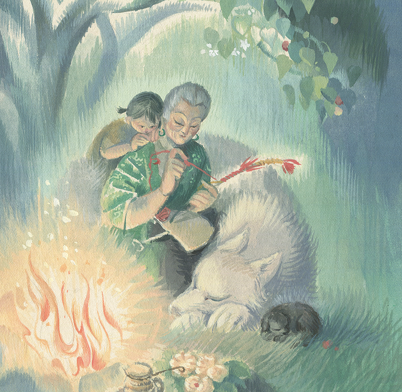 绘本《旋转吧，玉娃》（图ZMzQwMzAwMTc2） - 绘本 - 站酷设计师老老老鱼原创素材 - 站酷ZCOOL